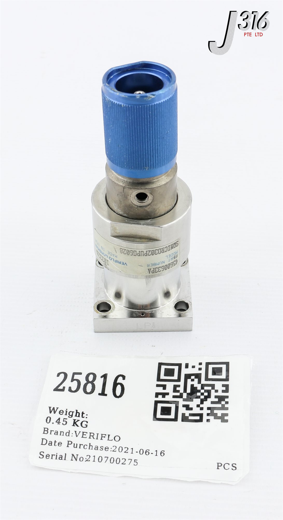 25816 VERIFLO PRESSURE REGULATOR, 45600633PA SQMICRO302PUPG6028 | eBay